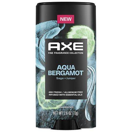 Axe Aqua Bergamot Aluminum Free Deodorant Stick For Men