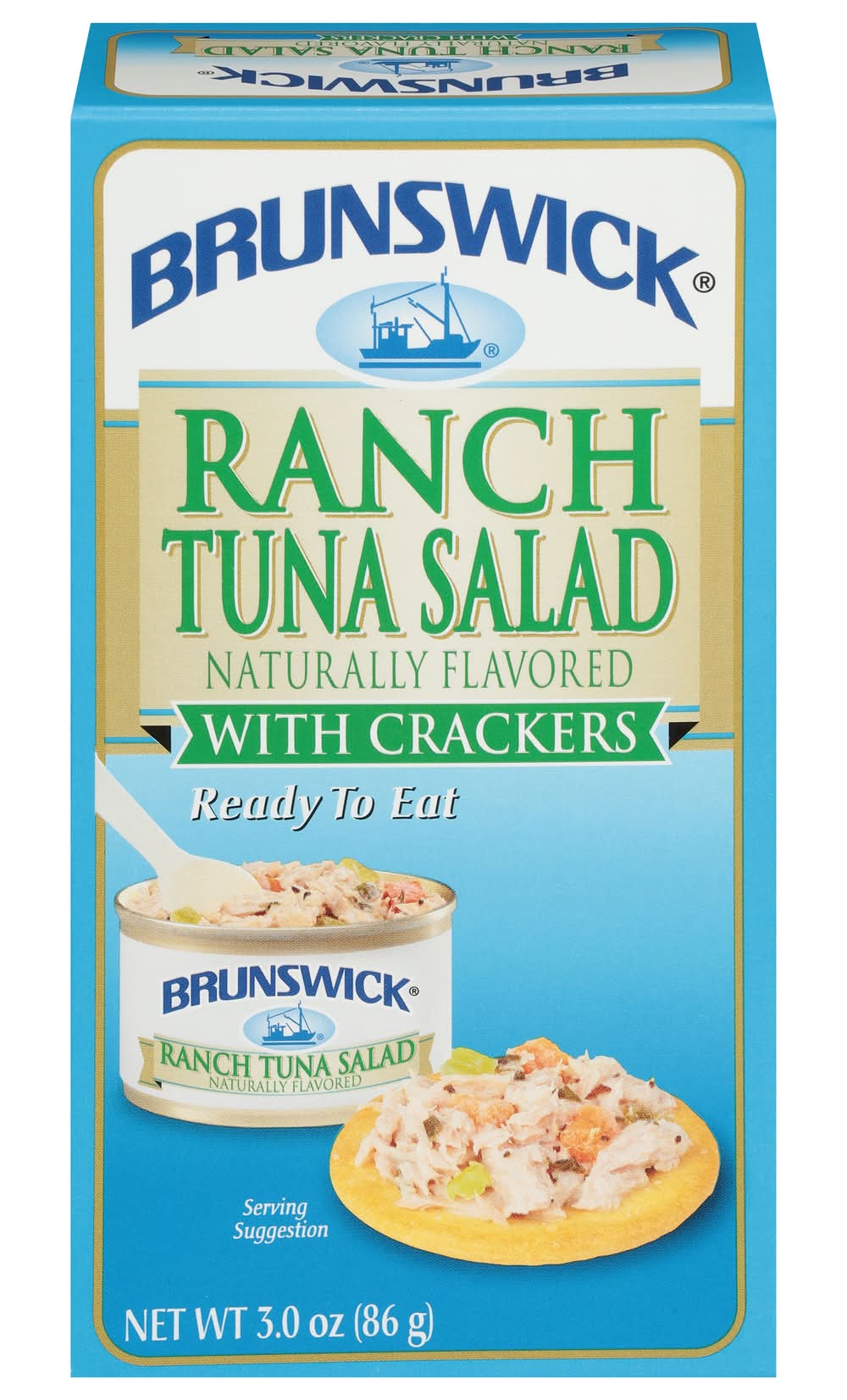 Brunswick Ranch Tuna Salad With Crackers (3 oz)