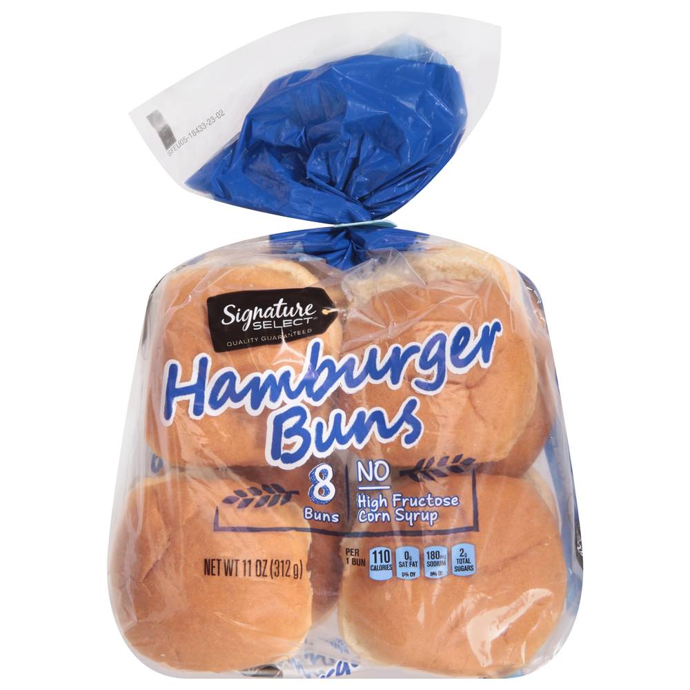 Signature Select Enriched Hamburger Buns (8 ct)