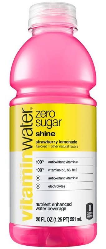 Vitamin Water Zero Shine Strawberry Lemonade 20oz