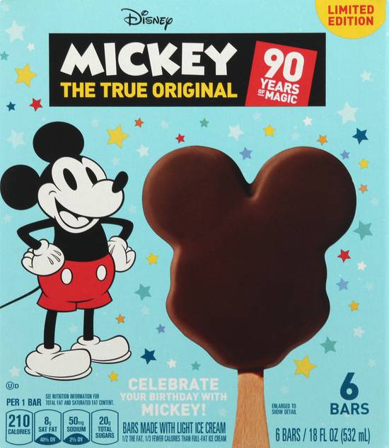 Disney Mickey Original Ice Cream Bar (6 ct)