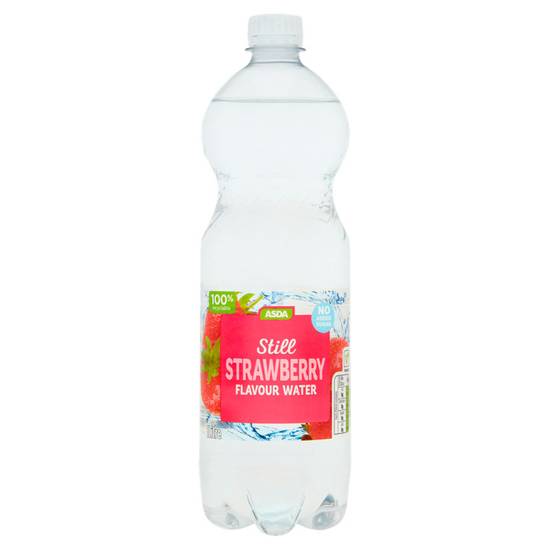ASDA Strawberry Flavour Still Water 1l