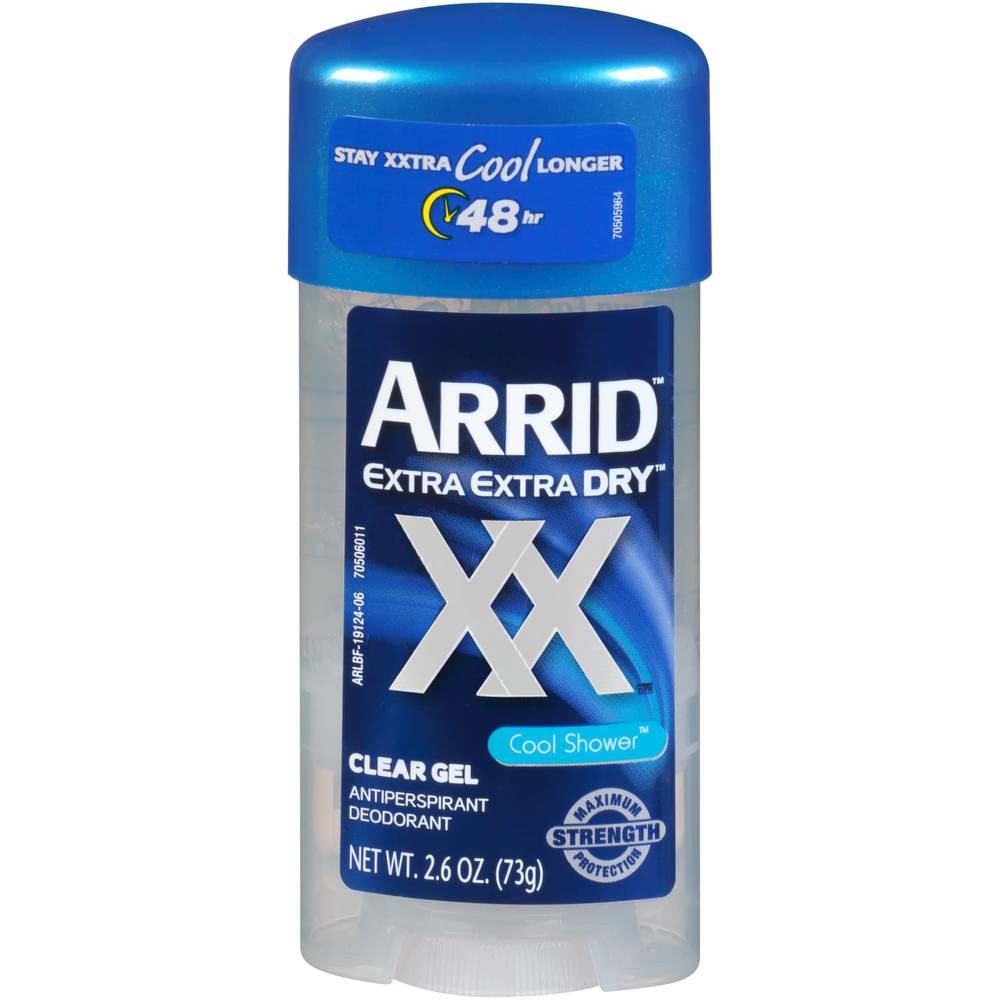 Arrid Xx Extra Dry Cool Shower Clear Gel Deodorant (2.6 oz)