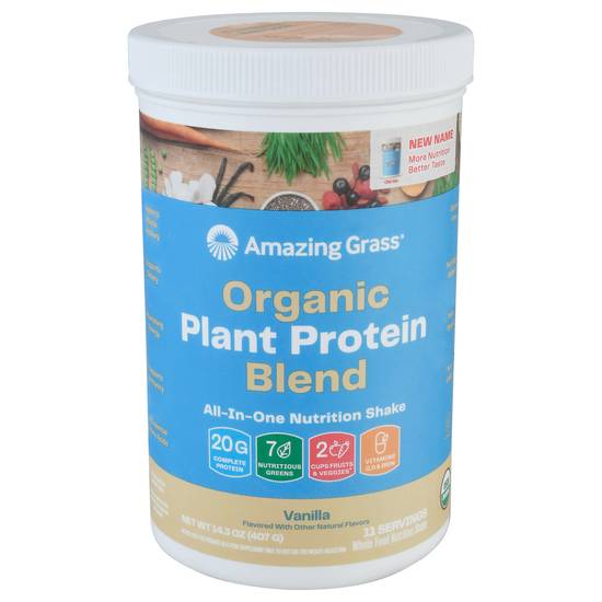 Amazing Grass Organic Vanilla Plant Protein Blend