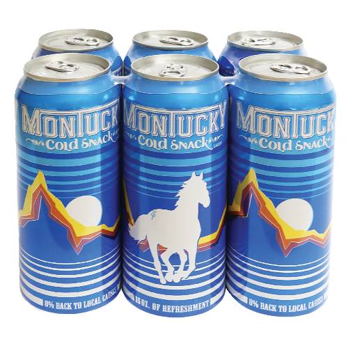 Montucky Cold Snacks Lager 6 Pack Cans