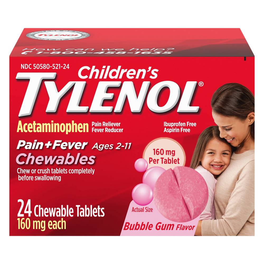Tylenol Children's Acetaminophen Pain Relief & Fever Reducer (1 oz)