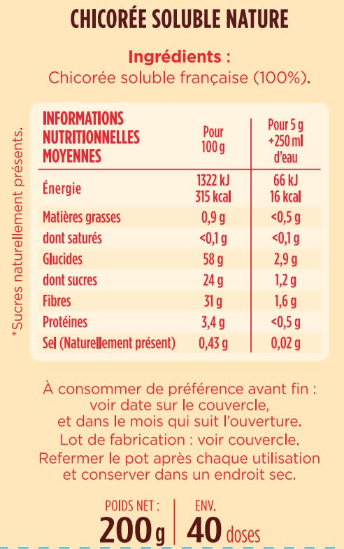 Leroux Chicorée café solubles nature Delivery Near Me | Order