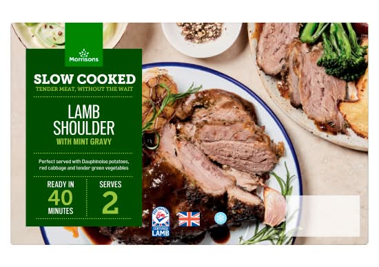 Morrisons Lamb Shoulder With Mint & Balsamic Glaze (360g)