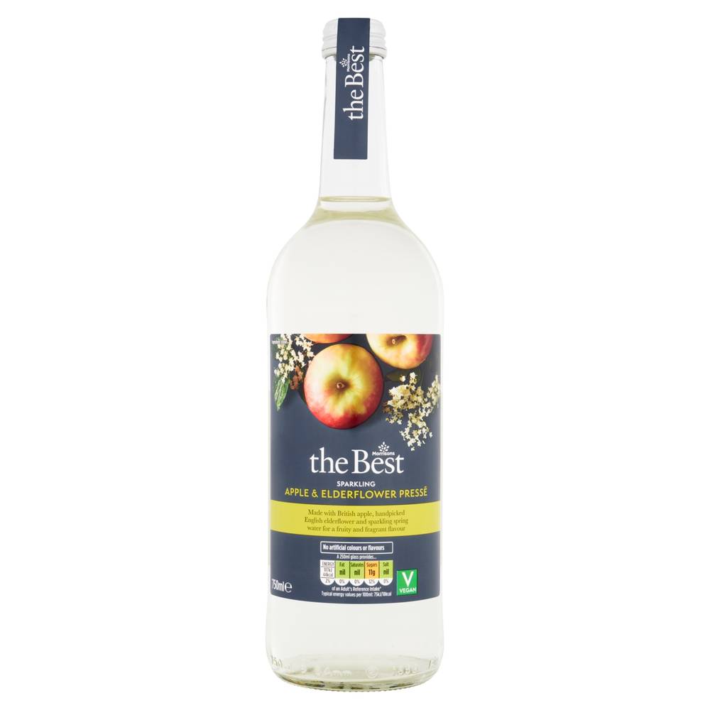 Morrisons The Best Sparkling Apple & Elderflower Presse (750ml)