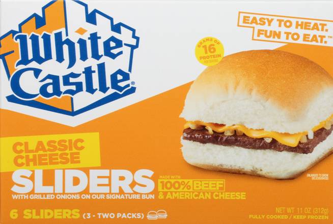 White Castle Classic Cheese Sliders