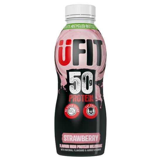 UFIT Strawberry Flavour High Protein Milkshake (500ml)