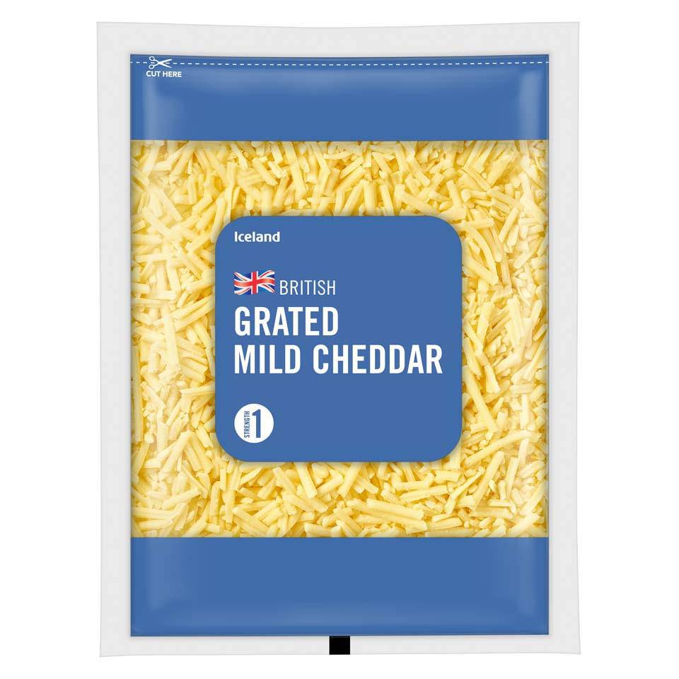 Iceland Grated Mild Cheddar