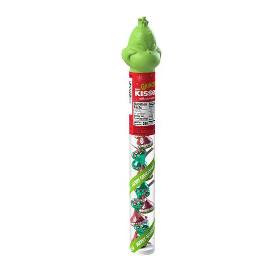 Order HERSHEY'S KISSES Grinch Milk Chocolate Candy, Christmas, 2.08 oz, Filled Plastic Cane food online from CVS store, NESQUEHONING on bringmethat.com
