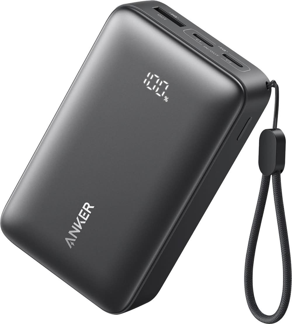 Anker - Zolo Power Bank (10K, 30W) - Black