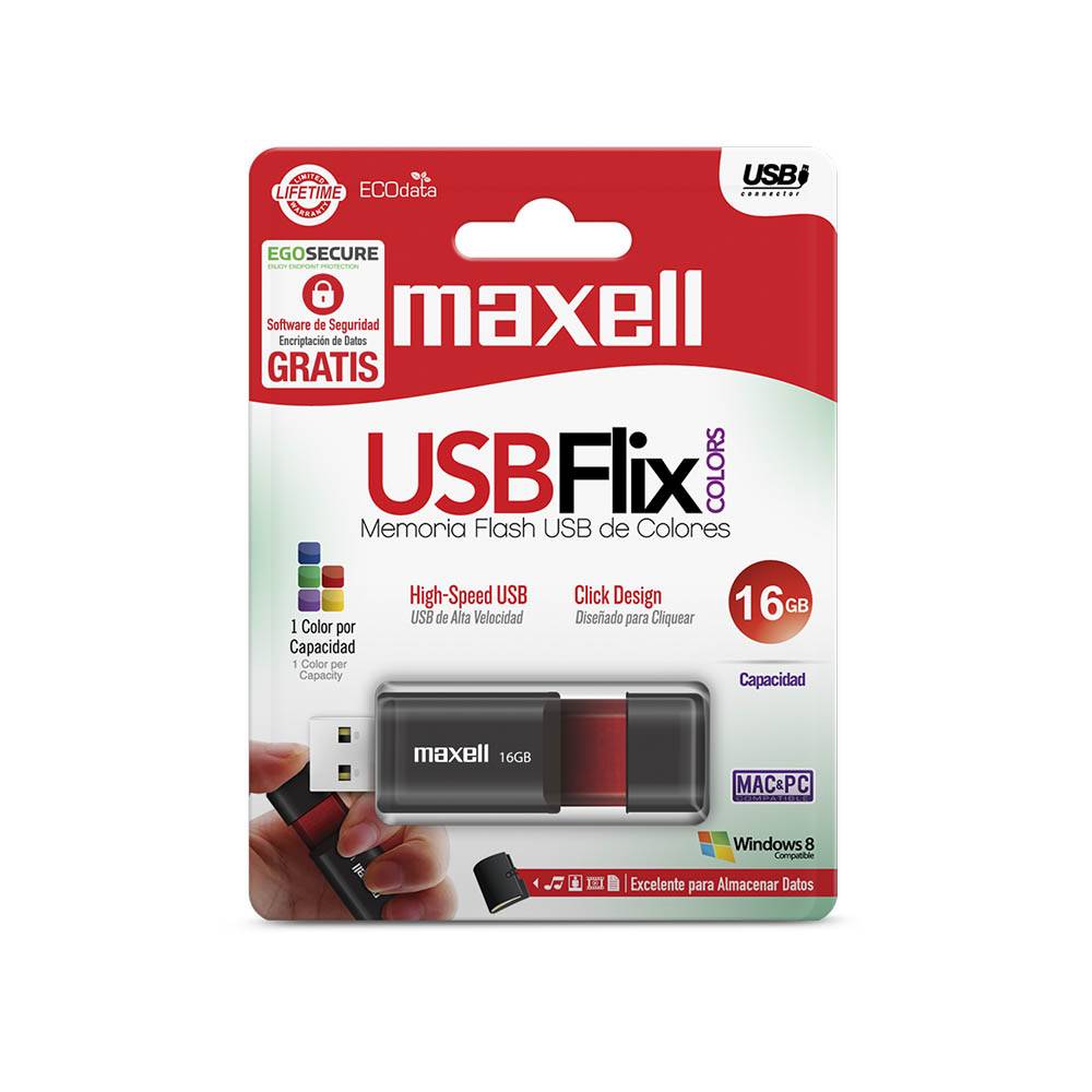 Maxell · Pendrive usb flix 16 gb