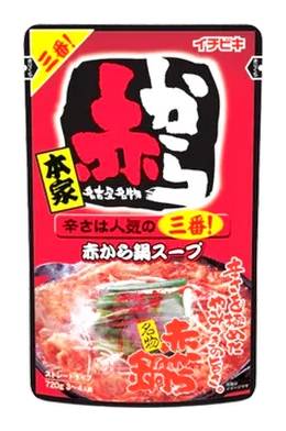 イチビキ ストレート 赤�から鍋スープ 3番 (720g)