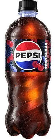 Pepsi Zero Sugar Soda, Cherry (20 fl oz)