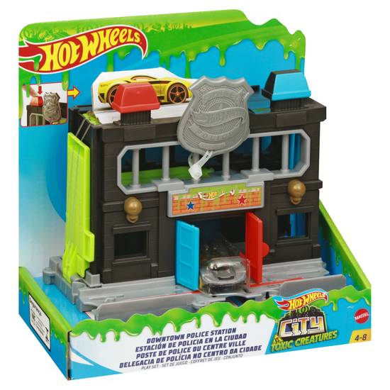 Hot Wheels Toxic Creatures Downtown Police Station
