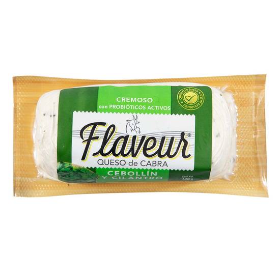 Flaveur queso de cabra con cebollín y cilantro (al vacío 140 g)