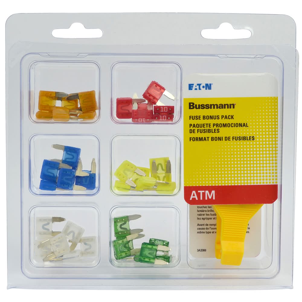 Bussmann 30 Amps Atm Assorted Blade Fuse 43 Pk