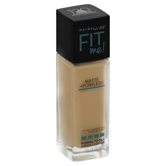 Maybelline Fit Me! Classic Ivory 120 Matte + Poreless Foundation