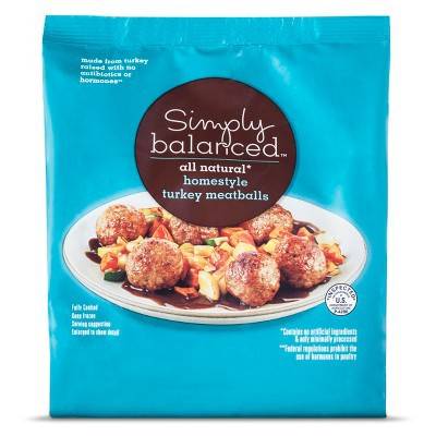 Simply Balanced Homestyle Turkey Meatballs