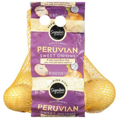 Signature Select Sweet Peruvian Onions - 3 Lb