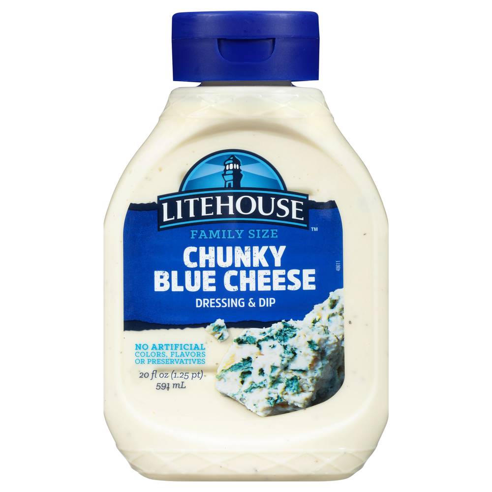 Litehouse Chunky Blue Cheese Dressing & Dip Family Size (20 fl oz)