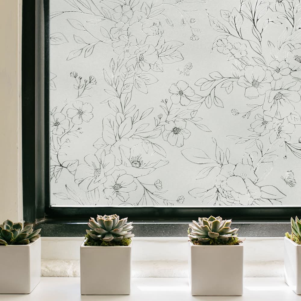 Style Selections Garden 24-in x 36-in Privacy Decorative Window Film