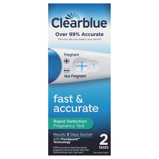 Clearblue Rapid Detection Pregnancy Test (2 ct)