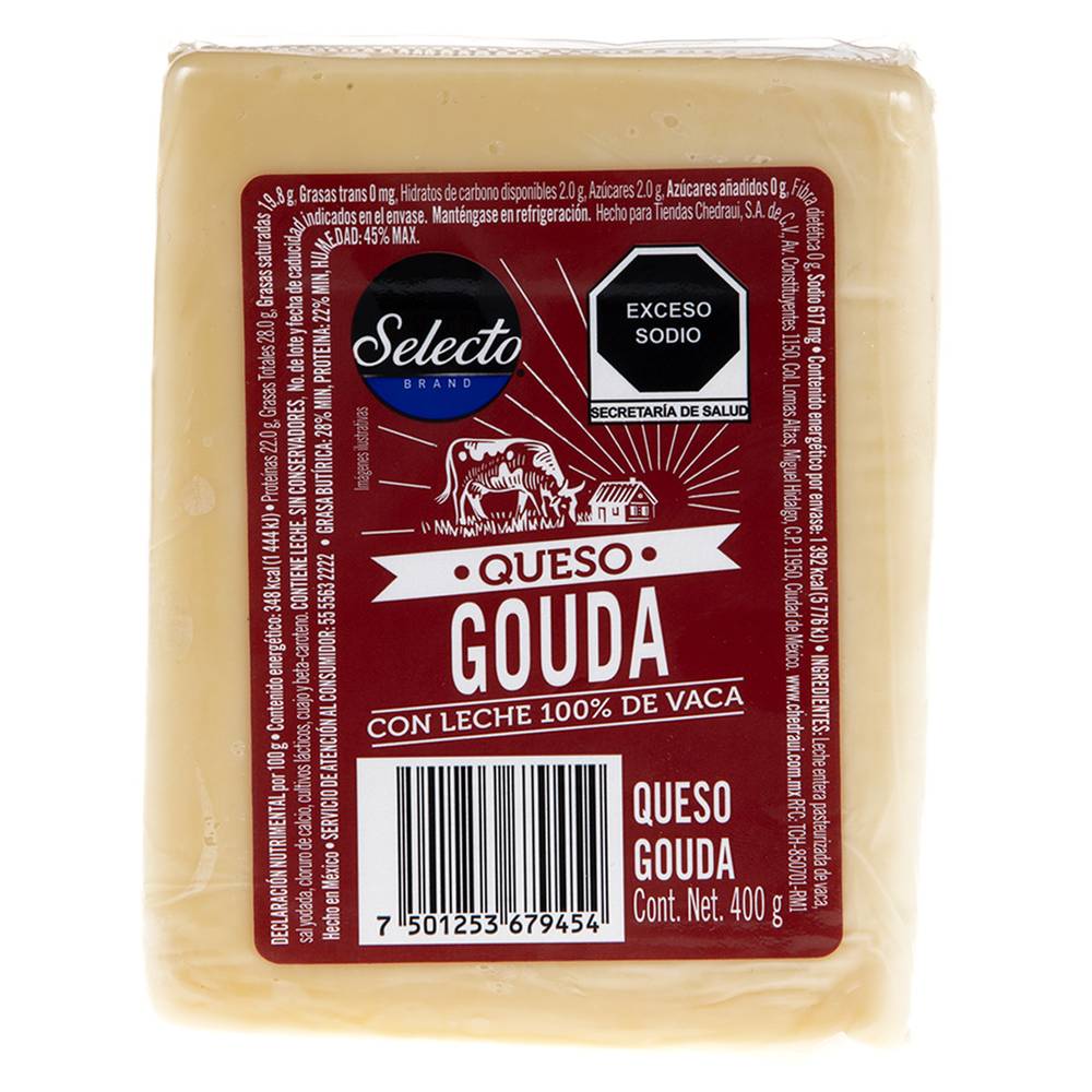 Selecto · Queso gouda (400 g)