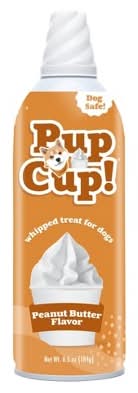 PupCup! Whipped Treat For Dogs, Peanut Butter (6.5 oz)