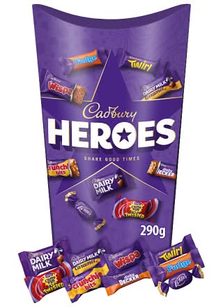 Cadbury Heroes Assortment Chocolate (290g)
