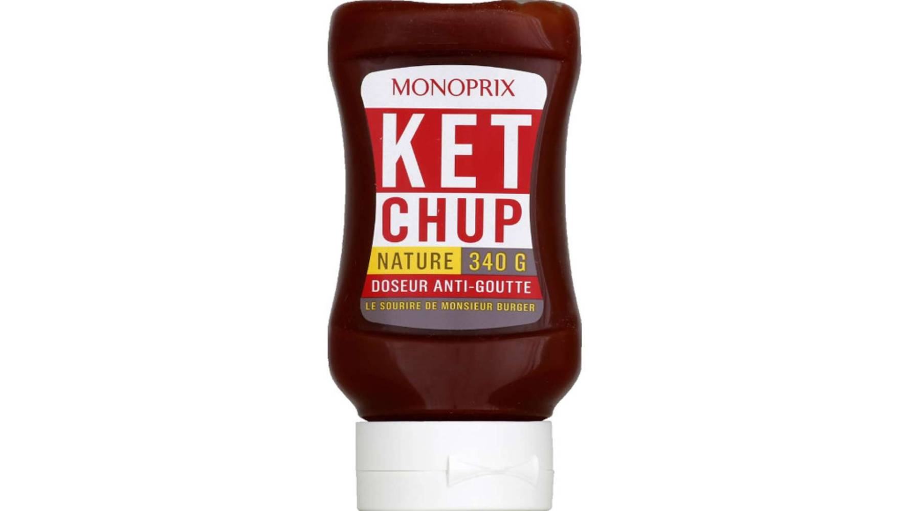 Monoprix Ketchup Nature Le flacon de 340g