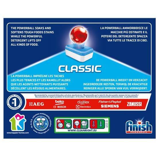 Finish - Tablettes vaisselle classic (40ct)