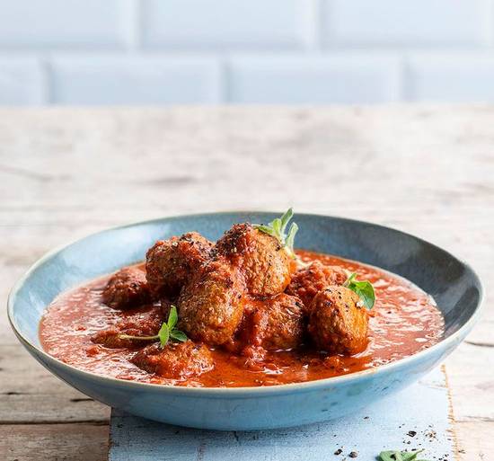 NoMeatballs in tomato sauce