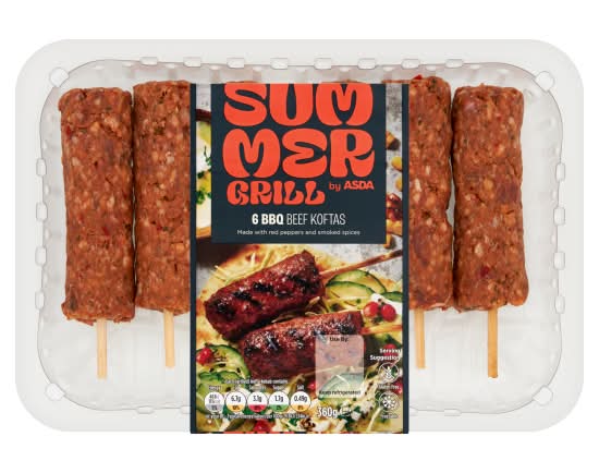 Order ASDA Smoky Bbq Beef Koftas Delivery Near me Uber Eats