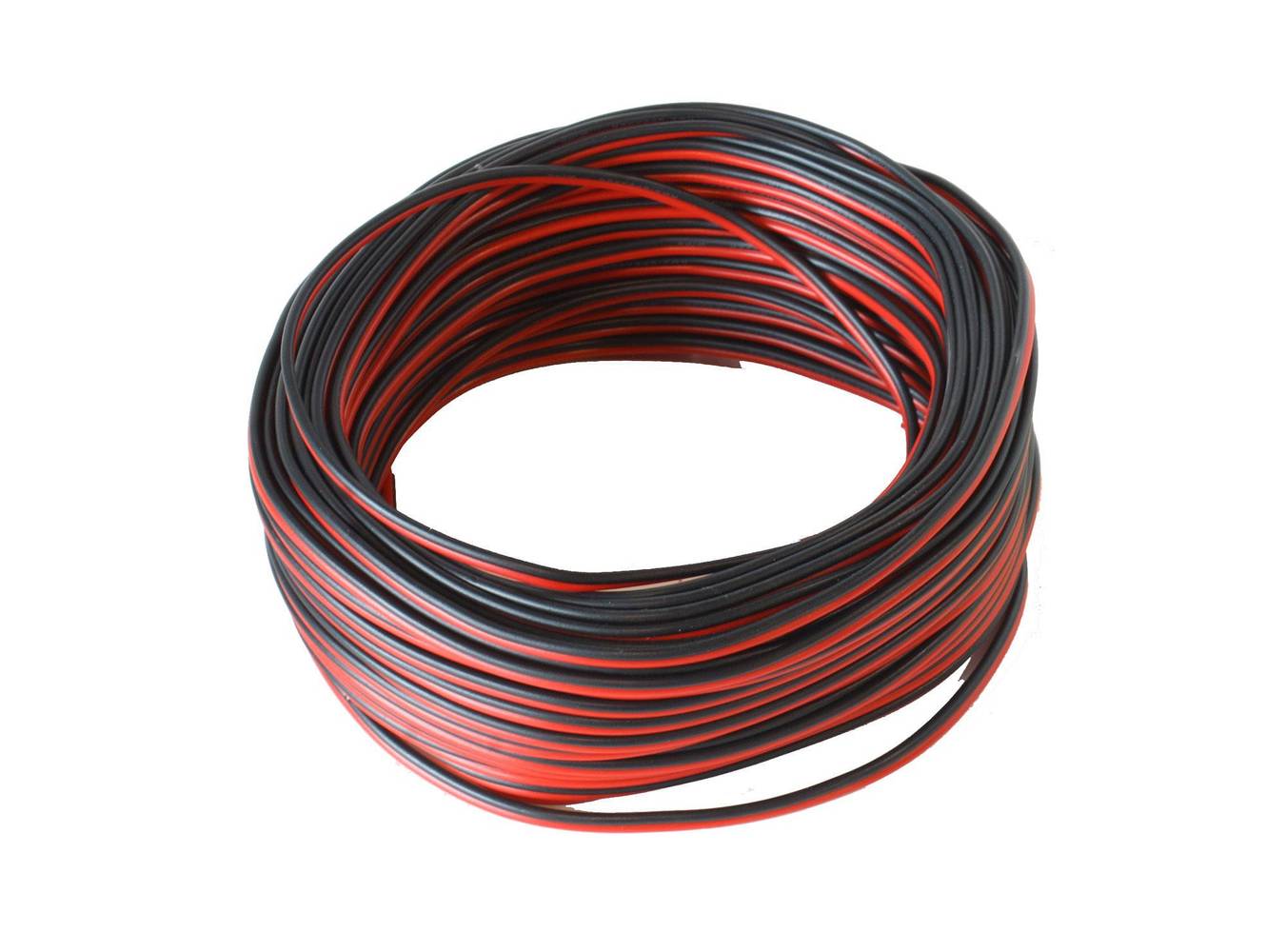 Electromex rollo cable parlante 2 x 24 negro/rojo 25 mt (cable parlante rollo 25 metros)