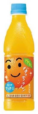 77480：サントリー なっちゃん オレンジ 425MLペット / Suntory Natchan Orange Juice