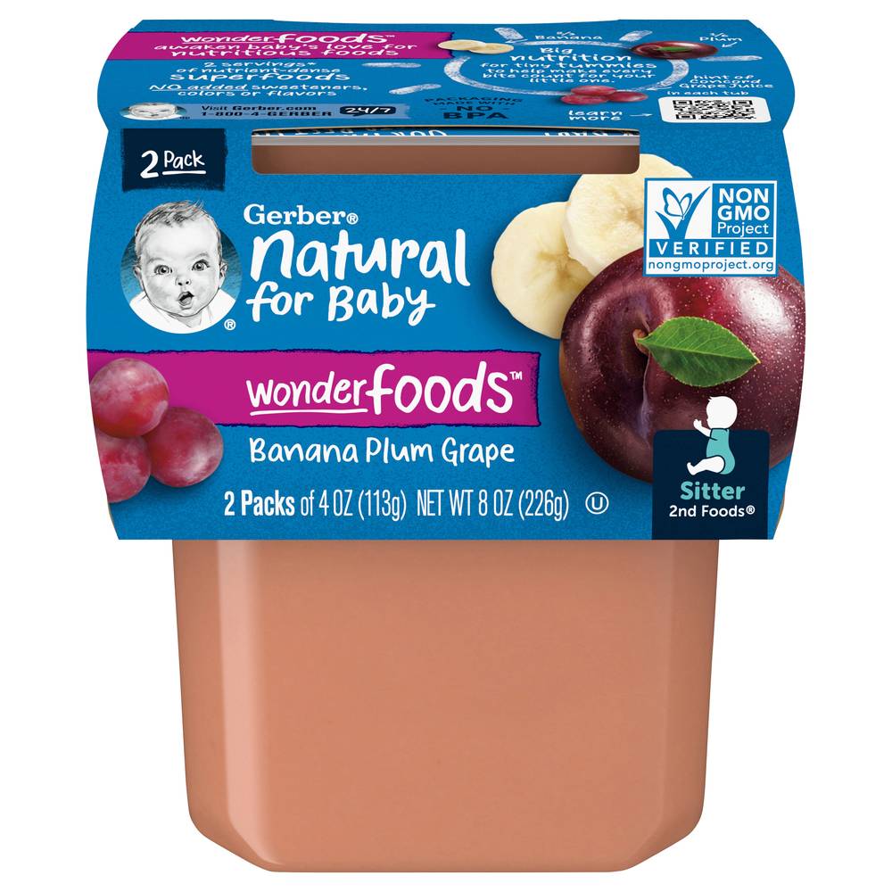 Gerber Banana Plum Grape Sitter Baby Food