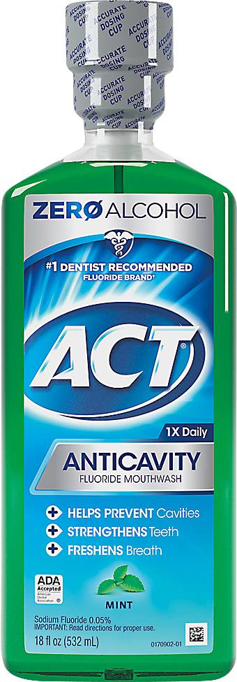 Act Anticavity Mint Fluoride Mouthwash
