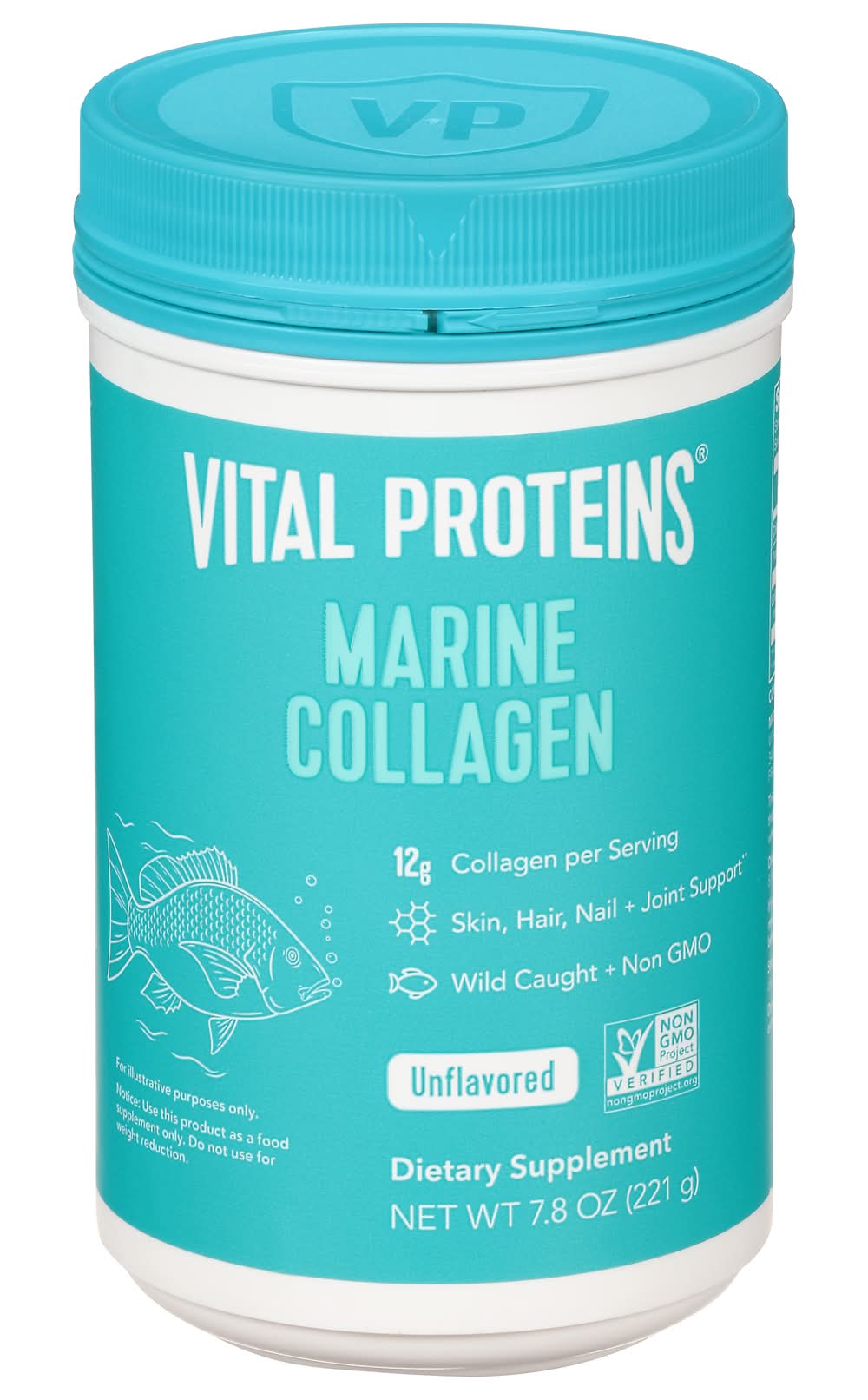 Vital Proteins Unflavored 12g Marine Collagen (7.8 oz)