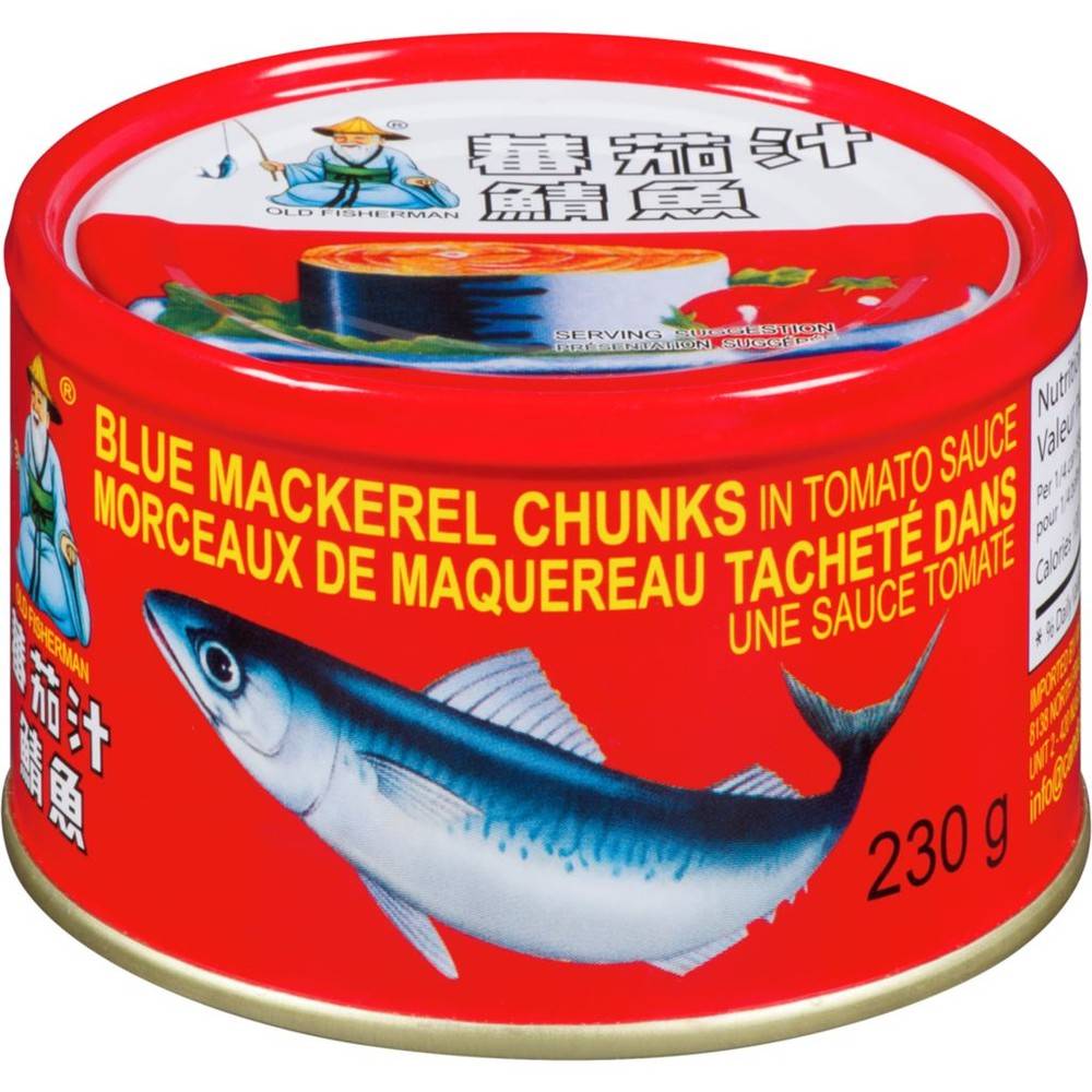 Old Fisherman Blue Mackerel Chunks in Tomato Sauce (230 g)