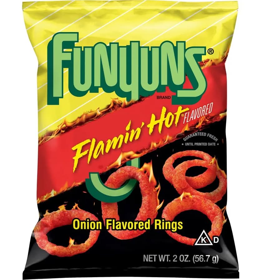 Funyuns Flamin' Hot Onion Flavored Rings