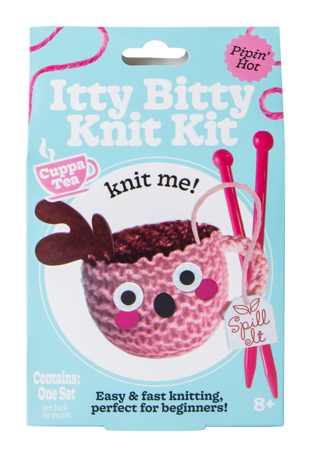 Itty Bitty Knit Kit Foodie Set Cuppa Tea