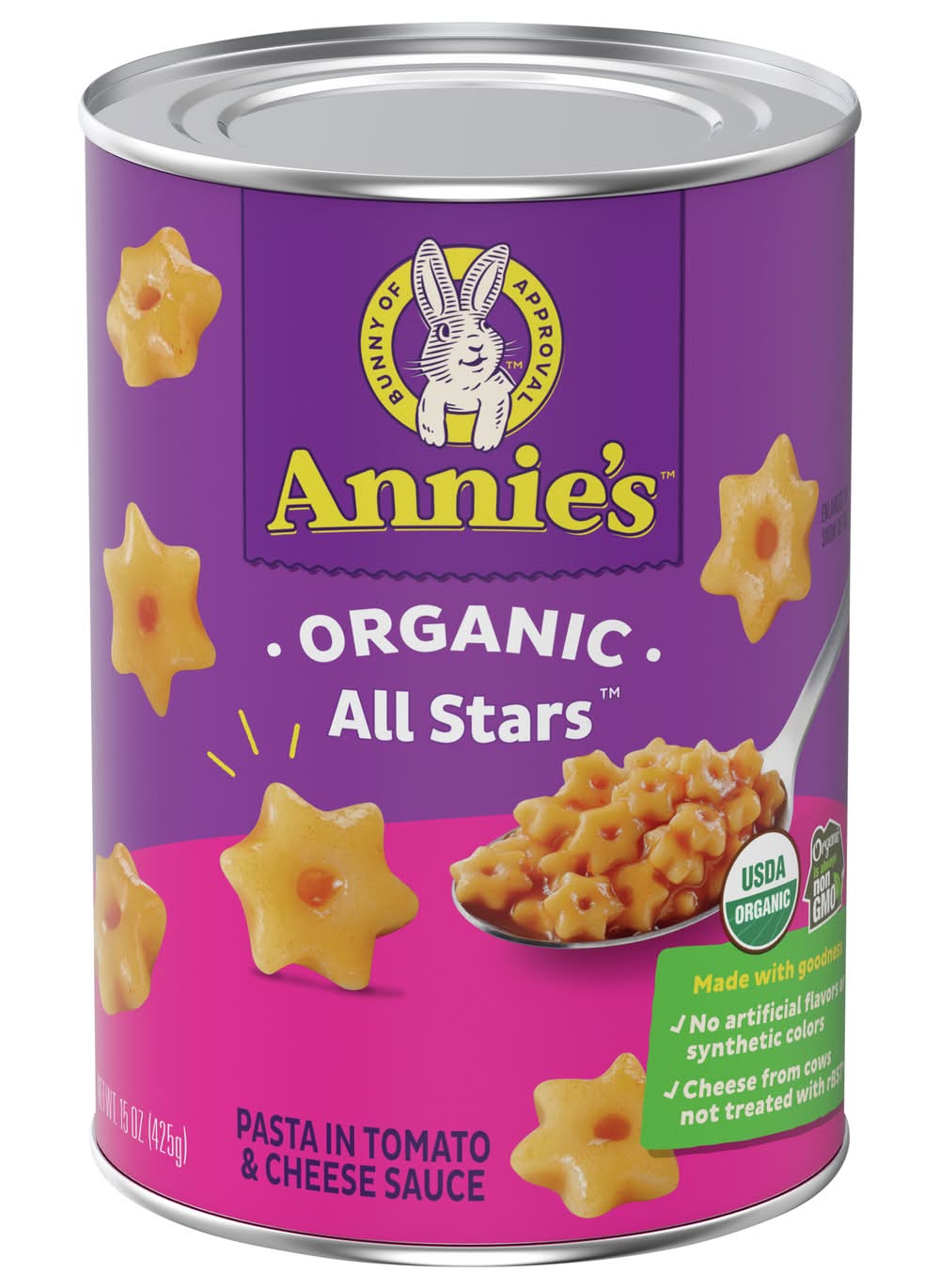 Annie's All Stars Organic Tomato & Cheese Pasta (15 oz)