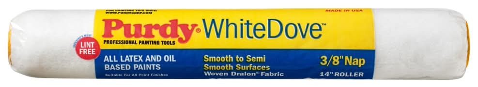 Purdy 14-in x 3/8-in Nap WhiteDove Standard Woven Paint Roller Cover