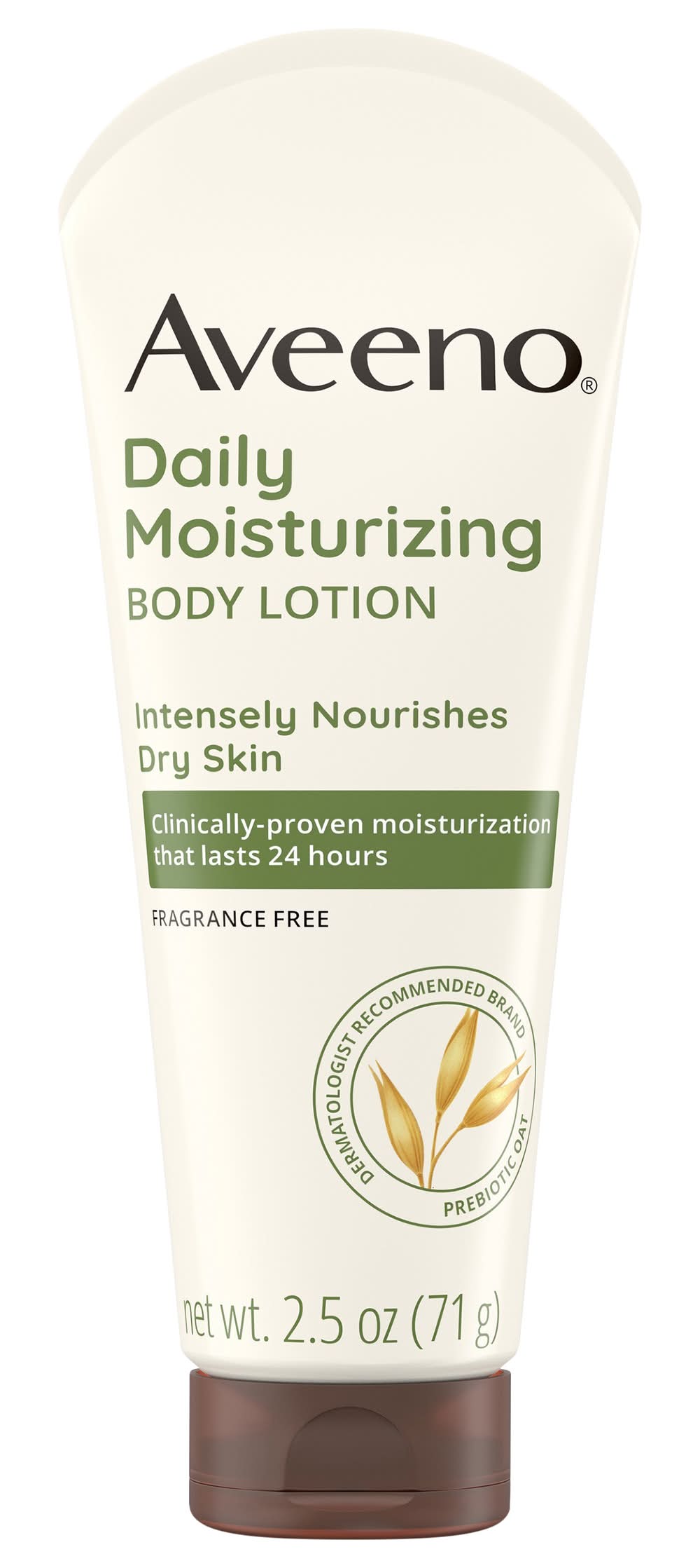 Aveeno Daily Moisturizing Body Lotion Intensely Nourishes Dry Skin (2.5 oz)