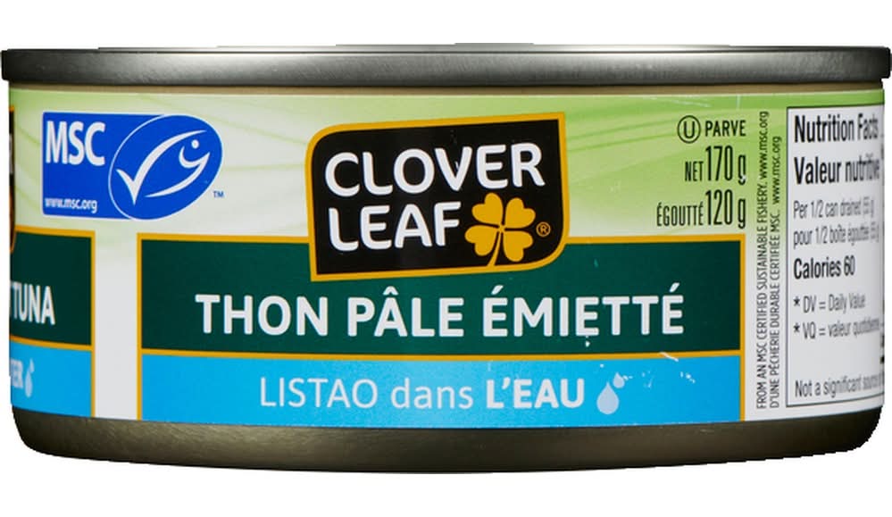 Clover Leaf Flaked Light Skipjack Tuna in Water (170 g)