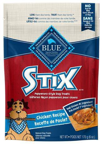 Blue Buffalo Stix Chicken Recipe Dog Treats (170 g)